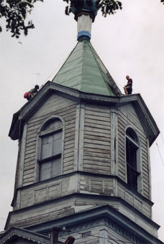 ремонт церкви в с.Недра Киевской области